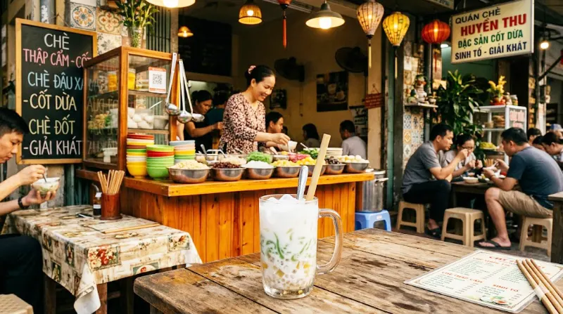 Nước cốt dừa dùng cho quán chè